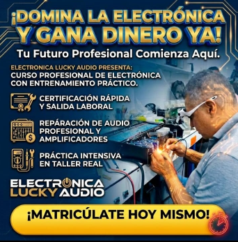 Curso profesional de electrónica Electrónica Lucky Audio